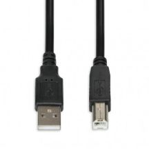 IBOX USB 2.0 AB M/M 3M Kabel für Drucker IKU2D30 (USB 2.0 Typ AM - USB 2.0 Typ BM; 3 m; schwarz)