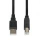 IBOX USB 2.0 AB M/M 3M Kabel für Drucker IKU2D30 (USB 2.0 Typ AM - USB 2.0 Typ BM; 3 m; schwarz)