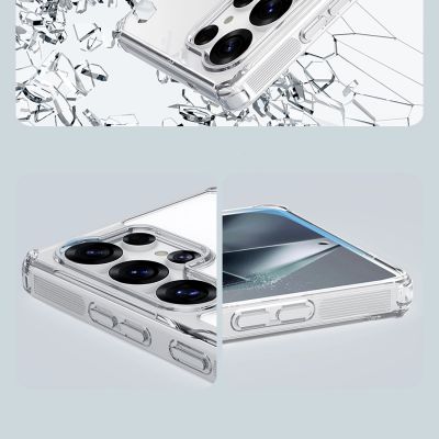8. Nillkin Nature TPU Pro Magnetische Hülle mit MagSafe für Samsung Galaxy S25 Ultra – Weiß