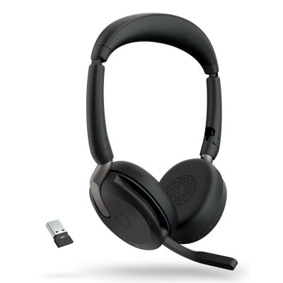 7. Jabra Evolve2 65 Flex UC Stereo Link380a Over-Ear-Kopfhörer