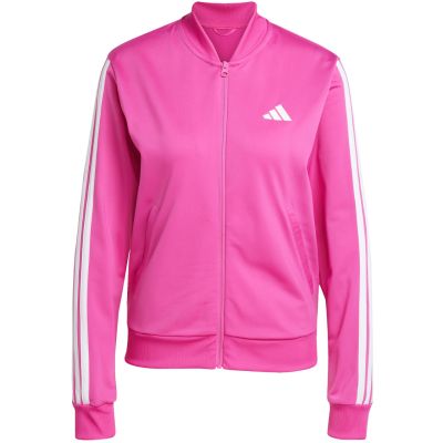 3. Damen adidas Essentials 3-Streifen Trainingsanzug Rosa JD5436
