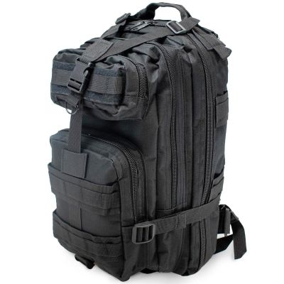 Schwarzer Militärrucksack SEMI LINE