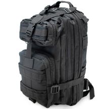 Schwarzer Militärrucksack SEMI LINE