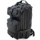 Schwarzer Militärrucksack SEMI LINE