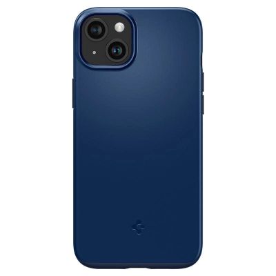 14. Spigen Thin Fit Hülle für iPhone 15 Plus – Blau