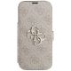3. Guess Book 4G Metall-Logo-Hülle für iPhone 17 Pro – Pink