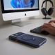 11. Tech-Protect MagAir Stand MagSafe CC Hülle für iPhone 18 Pro Max / 17 Pro Max – Mattes Marineblau