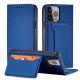 2. Magnetkartenetui für Samsung Galaxy S23 Ultra Flip Cover Wallet Stand blau