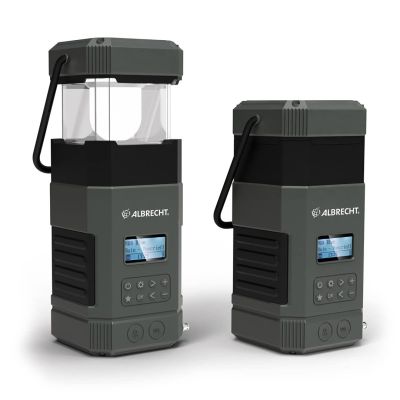 7. Albrecht DR 114 DAB Batteriebetriebene Campinglaterne USB-Anschluss