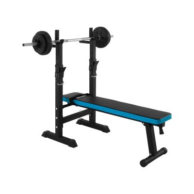 6. Gerade, verstellbare Trainingsbank mit Ständern REBEL ACTIVE RBA-2006