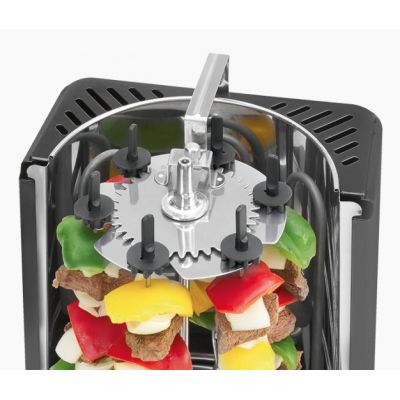 2. Clatronic DVG 3686 elektrischer Kebabgrill (vertikal; 1400 W; schwarz)