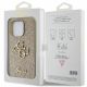 8. Guess Glitter Script Big 4G iPhone 15 Pro Hülle - Gold