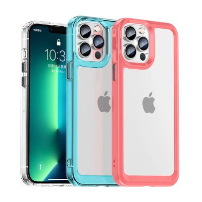 7. Outer Space Case für iPhone 12 Pro Max Hardcover mit Gelrahmen blau