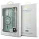 7. Guess IML Glitter MagSafe Hülle mit Perlenriemen für iPhone 16 Pro Max – grün