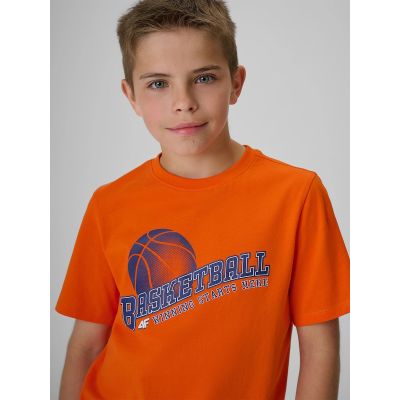 3. Normales bedrucktes Jungen-T-Shirt 4F 4FJRSS26TTSHM4278-70S