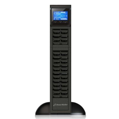 3. USV-Rack POWERWALKER VFI 1000 CRS Online 1000 VA 3x IEC C13 USB-B RS-232 LCD-Ladegerät 6 A 2 HE