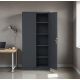 4. Iron Mate MARS Metall-Garagenschrank 185 x 90 x 45 Anthrazit RAL7016