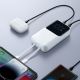 13. Mini-Powerbank mit integrierten Kabeln Joyroom JR-PBC06 30W 10000mAh - Weiß