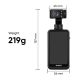 16. Ordro Pocket M5 3-Achsen-Gimbal-Kamera, 5K, für Vlogging und YouTube – Schwarz