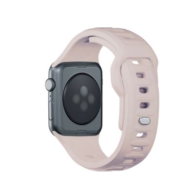 5. 3mk Silikon- Watch für Apple Watch 38 / 40 / 41 mm – Beige