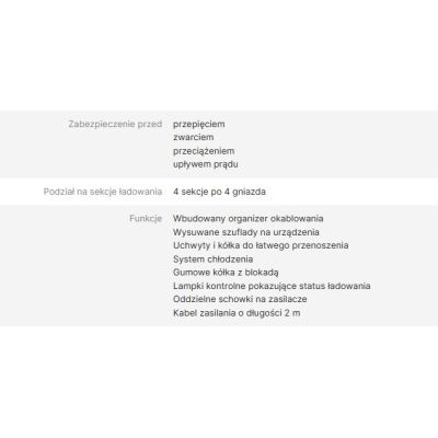 7. AVTEK Ladewagen 16 Laptop-Ladeschrank