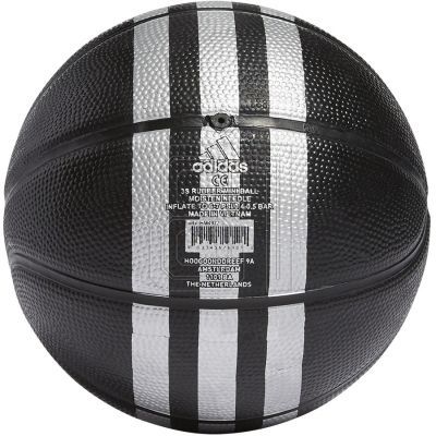 2. adidas 3-Streifen Gummi Mini-Basketball HM4972
