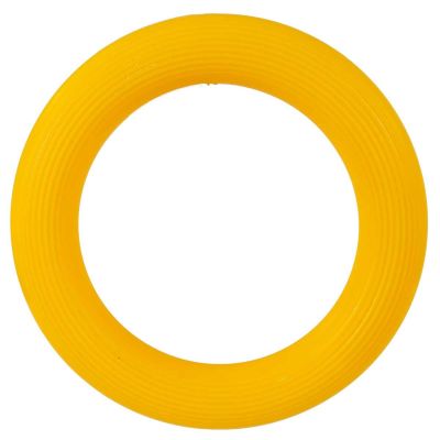 Gummiring, Durchmesser 17 cm - Gelber Tullo