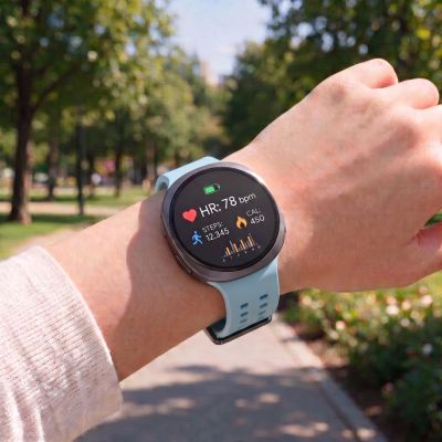 3. Tech-Protect Silikon-Air-Armband für Samsung Galaxy Watch 40/44/46 mm – Blau
