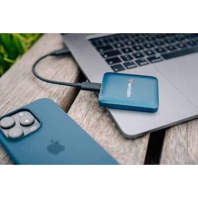 7. Verbatim SnapBack SSD 1 TB USB Typ-C USB 3.2 Gen 2x2 Blau