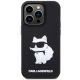 3. Karl Lagerfeld KLHCP14X3DRKHNK iPhone 14 Pro Max 6.7" schwarz/schwarz Hardcase Rubber Choupette 3D