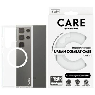 CARE by PanzerGlass Flagship QI Case für Samsung Galaxy S24 Ultra - Transparent