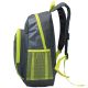 4. Jugendrucksack in Graphit-Limette SEMI LINE