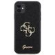3. Guess GUHCN61HG4SGK Hülle für iPhone 11 / Xr – Schwarz Glitter Script Big 4G