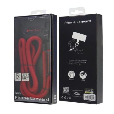 3. Audi Crossbody Universalleine 120cm x 10mm - Rot