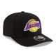 3. New Era 9SEVENTY Los Angeles Lakers NBA Team Schwarze Stretch-Snapback-Kappe - 60755450