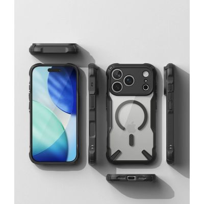 6. Ringke Fusion X Magnetische MagSafe Hülle für iPhone 18 Pro Max / 17 Pro Max – Schwarz