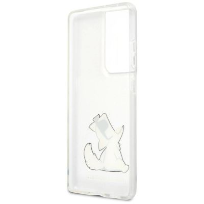 7. Karl Lagerfeld Choupette Fun Case für Samsung Galaxy S21 Ultra - Transparent