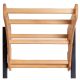6. Turn-Wandbarren aus Holz und Metall mit 6 Griffen und Holzbank K 711B