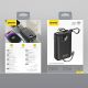 13. Dudao K14+ Powerbank 20000mAh 22,5W USB-C / USB-A / Integrierte Lightning und USB-C-Kabel - Schwarz