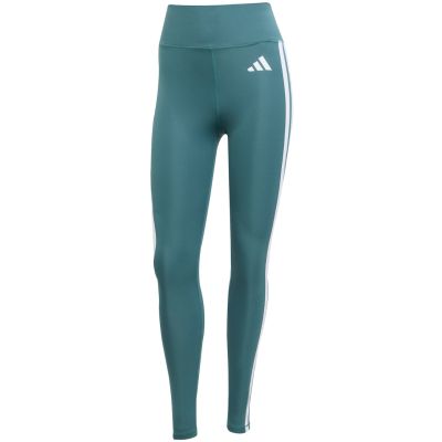 8. Adidas Optime Essentials 3-Streifen 7/8 Damen Leggings Grün JY2152