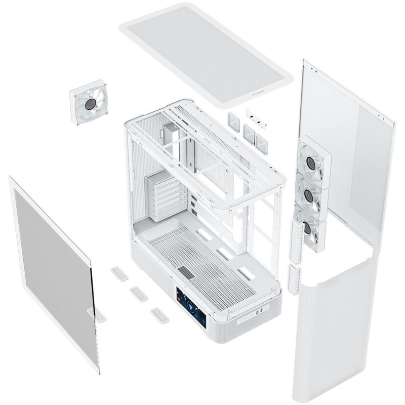 9. MODECOM VOLCANO AQ 400 ARGB MIDI-HÜLLE WEISS