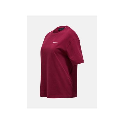 2. PEAK PERFORMANCE W Grafik-T-Shirt Burgunderrot