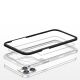 5. Klare 3in1 Hülle für iPhone 12 Pro Max Case Gel Cover mit Rahmen schwarz