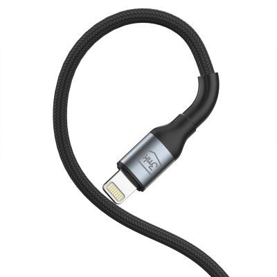 10. 3mk Hyper Cable 3mk Hyper Cable N-SERIE USB-A / Lightning 1m 5V/2,4A 12W / schwarz