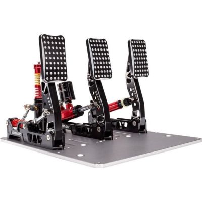 Simagic P2000 3er-Set Hydraulikpedale, 200-kg-Wägezelle – Crimson Edition