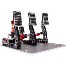 Simagic P2000 3er-Set Hydraulikpedale, 200-kg-Wägezelle – Crimson Edition