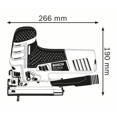 2. Stichsäge BOSCH GST 150 CE 0601512000 780W 2,6kg