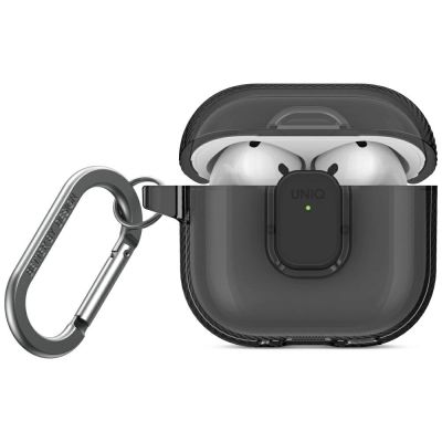 Uniq Glase Pro Case für AirPods 4 - Schwarz