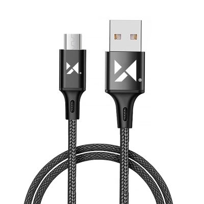 Wozinsky Kabel USB Kabel - microUSB 2.4A 1m schwarz (WUC-M1B)