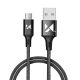 Wozinsky Kabel USB Kabel - microUSB 2.4A 1m schwarz (WUC-M1B)